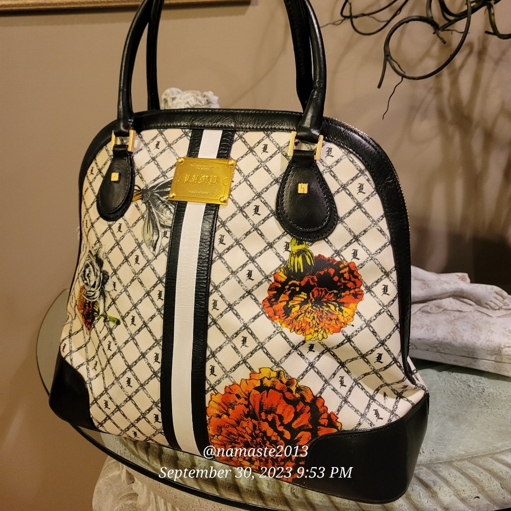 L.A.M.B. by Gwen Stefani Marigold Kingston Cambridge Shoulder Bag Luxury #532 - Picture 6 of 15